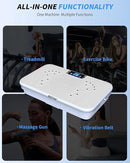 Shake Plate Vibration Exercise Machine for Lymphatic Drainage Massager & Weight Loss, 400 lbs Capacity Whole Body Vibrating Plate Workout for Women and Men by CozyNest Decor