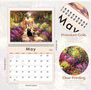 GuassLee Cat Wall Calendar 2025-2026, Vertical Wall Calendar 2025, 19-Months Hanging Art Calendar Jun. 2025 to Dec. 2026, 14" x 23" Monthly Planner Wall with Thick Paper for Office School Home Teacher by TinyTreasures Baby Boutique