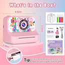 Kids Camera, Upgrade Kids Camera Instant Print, Front Rear Dual Selfie Digital CAM with 1080P Videos, Portable Travel Toy with Games and Music, Christmas Birthday Gift for Boys, Girls and Teens by TinyTreasures Baby Boutique