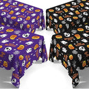 ATFUNSHOP 4 Packs Halloween Tablecloth Disposable Table Cover 54X108 Halloween Decorations Kids Birthday Party Decor for Kids, Spooky Waterproof Spillproof Table Cloth - Perfect for Dinner by CozyNest Decor