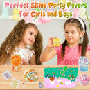 LAWOHO Butter Slime Kit Easter Basket Stuffers - 6 Prefilled Easter Eggs with Butter Slime & Cute Slimes Add-ins, Soft & Non Stick Fluffy Slimes for Birthday Party Favors for Girls & Boys Egg Fillers by TinyTreasures Baby Boutique