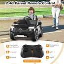 Costzon Ride on Car, 12V Licensed Chevrolet Tahoe Battery Powered Electric Vehicle w/ 2.4G Remote Control, High/Low Speed, Music, Lights, MP3/USB/FM, Spring Suspension, Electric SUV for Kids (Black) by TinyTreasures Baby Boutique