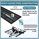 New 2 Pack Garage Wall Shelving, Heavy Duty 1.5' x 3.8' Wall Mount Storage Shelf with Hooks, Garage Storage Rack Floating Shelves, Holds 250 lbs Each by GreenHaven Gardens