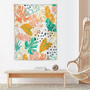 ICMOLYYENLO Tropical Palm Leaves Wall Tapestry, Wall Art for Room Decoration Beautiful Wall Hanging for Bedroom Living Room Dormitory Apartment 60x80 Inch by CozyNest Decor