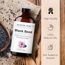 Majestic Pure Black Seed Essential Oil with Glass Dropper - Huge 4 Fl Oz - 100% Pure and Natural Black Pepper Oil - Premium Grade Essential Oils for Diffuser, Aromatherapy, Soap and Candle Making by CozyNest Decor