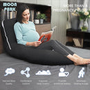 MOON PARK Pregnancy Pillows for Sleeping - U Shaped Full Body Maternity Pillow with Removable Cover - Support for Back, Legs, Belly, HIPS - 57 Inch - Black - Cooling Cover by TinyTreasures Baby Boutique