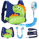 Accmor Toddler Harness Leash, Cute Dinosaur Kids Harness Children Leash with Anti Lost Wrist Link for Outdoor Travel, Adorable Child Leash Walking Harness Wristband Assistant Strap for Baby Ages1-4 by TinyTreasures Baby Boutique