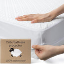 Niagara 1 Pack Viscose Made from Bamboo 100% Waterproof Crib Mattress Protector, Soft Breathable Crib Mattress Protector with Deep Pocket, Crib Mattress Pad for Toddler and Baby (52x28, White) by TinyTreasures Baby Boutique