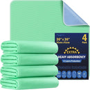 4 Pack 36” x 36” Extra Heavy Absorbency Washable Underpads, Waterproof Quick Drying Nursing Pads Incontinence Bed Pads, Reusable Washable Pee Pads for Dogs, Diaper Changing & Adults by TinyTreasures Baby Boutique