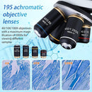 40X-2500X Binocular Microscope, WF10x and WF25x Eyepieces, LED Illumination, with Specimen Handpiece Holder, for Beginners, Microscope for Adults by TinyTreasures Baby Boutique