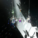 H&D HYALINE & DORA Metal Angel Wing Pendant with Rainbow Crystal Prisms Suncatcher Window Home Christmas Hanging Decor,Set 3pcs by GreenHaven Gardens