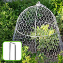 Cool Area 50PCS 6 Inches 11 Gauge Garden Stakes, Landscape Staples, Ground Stakes, Yard Stakes, U-Shaped Garden Staples for Securing Landscape Fabrics,Irrigation Pipes, Weed Barrier Fabric, Fences by GreenHaven Gardens