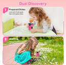 1000X Handheld Microscope for Kids 4K 2.0" Screen Rechargeable Mini Pocket Digital Microscopes w/Slides Kit Portable Edu Gift Age 4-6 8-12 Children Students (Pink) by TinyTreasures Baby Boutique