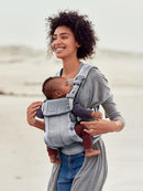 BabyBjörn Baby Carrier Harmony, Silver, 3D Mesh | 3-in-1 Ergonomic Baby Carrier; Newborn, Facing-In, Outward-Facing, and Back Carrying Positions Supported (7-40 lbs), Newborn to Toddler by TinyTreasures Baby Boutique
