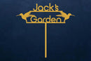 Personalized Metal Garden Sign with Stake, Custom Garden Decor for Outdoor, Custom Family Name Sign, Patio Decorations, Lawn Art, Farmhouse Decorative, Housewarming Gift (CstmDesign9) by CozyNest Decor