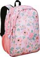 Wildkin JumpOff Jo 15-inch Kids Backpack – Durable, Adjustable, Ideal for School - Floral Watercolor by TinyTreasures Baby Boutique