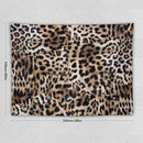 HZOHNAGO Leopard Print Tapestry Nature Wildlife Vintage Cheetah Fur Spot Animal Skin Wild Animals Spots Printed Wall Tapestry Painting Wall Hanging for Bedroom Living Room Dorm 80" W x 60" H by CozyNest Decor