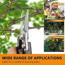Pruning Shears, 8.5" Professional Garden Shears, SK5 Steel Hedge Clippers, Garden Clippers Handheld, Heavy Duty Garden Scissors Tools, Pruning Shears for Gardening Yard Roadside by GreenHaven Gardens