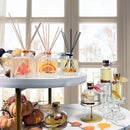 LOVSPA Reed Diffuser Set, Heirloom Pumpkim Scented Oil Diffuser with Sticks, Home Fragrance Accessories for Bathroom Shelf Decor, Aroma Diffusers for Home or Office Fall Decor, USA Made by CozyNest Decor