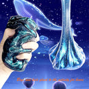 Galaxy Glitter Galaxy Slime Kit, Dark Blue Galaxy Slime of All Shapes and Textures, Spacecraft Charm Includes Slime Kit Party Gifts. by TinyTreasures Baby Boutique