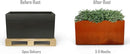 Corten Steel Planter Rectangle Outdoor Metal Garden Box Heavy Duty | Made in USA | Fully Assembled by GreenHaven Gardens