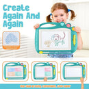 Magnetic Drawing Board, Toddler Toys for Age 1 2 3 Boys Girls, Toddler Drawing Board, Birthday Easter Christmas Halloween Kids Toy Gifts for Boys and Girls by TinyTreasures Baby Boutique
