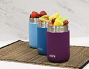 MIRA Insulated Food Jar Thermo for Hot Food & Soup, Compact Stainless Steel Vacuum Lunch Container for Meals To Go - 13.5 oz, Purple by TinyTreasures Baby Boutique