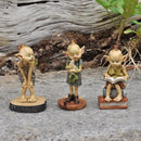 Top Collection Miniature Fairy Garden and Terrarium Statue, Garden Pixie Elf with Baby Dragon by GreenHaven Gardens