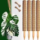 4 Pack 22 Inch Moss Poles, Stackable Moss Pole for Plants Monstera, 70 Inch Tall Moss Poles for Climbing Plants Indoor, Coir Totem Plant Support Stakes Stand for Potted Plants, Pothos by GreenHaven Gardens