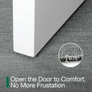 LUMI Ultra Thin Door Mat for Entryway,32"x48" Low Profile Non Slip Rubber Backing Indoor Doormat, Easy Clean Welcome Entrance Mat for Inside House, Patio, Greenish Grey by CozyNest Decor
