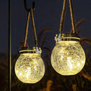 ROSHWEY Solar Lantern, 2 Pack Garden Decor Lights Waterproof Outdoor Lanterns with 30 LED Solar Lights Patio Hanging Lights for Backyard Fence Pathway Porch Christmas Decorative, Warm White by GreenHaven Gardens