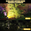 Kaxiida Solar Lights Outdoor Waterproof - 2025 Upgrade 3 Level Ultra Bright Spot Lights Uplights, LED Landscape Spotlight for Tree, Pathway, Wall, Adjustable Solar Panel Auto On/Off by CozyNest Decor
