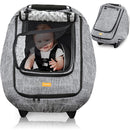 Waterproof Baby Car Seat Cover，Cold Weather Carseat Cover for Babies,Infant Car Seat Cover Canopy for Boy Girls,Windproof Car Seat Canopy for Boys & Girls, Keeps Babies Warm and Cozy by TinyTreasures Baby Boutique