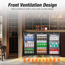 Beverage Refrigerator, 53.15W Inch 12 Cu.Ft Drink Fridge, Back Bar Beer Fridge with 3 Glass Door, 35.43" Height Beverage Cooler, Built-in & Undercounter Commercial Back Bar Cooler for Kitchen Shop Bar by CozyNest Decor