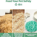 Slow Feeder Dog Bowl for Large Dogs with Non-Slip Base - Adjustable Speed Design, Removable Puzzle Inserts & Dishwasher Safe, Green by CozyNest Decor