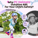 Vvinca Kids Toddlers Bike Helmet Adjustable for Ages 3-5-8 Years, Knee Pads and Elbow Pads Set Wrist Guard Sports Protective Gear Set for Roller Skate Bicycle Skateboard Scooter Girl Boy Birthday Gift by TinyTreasures Baby Boutique