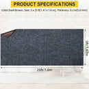 Marine Carpet,5 FT x 25 FT Dark Gray Indoor Outdoor Carpet 0.2" Thick Boat Carpet with Water-Proof TPE Backing, Non-Slide Outdoor Marine Carpet Roll for Home, Patio, Porch, Deck by CozyNest Decor