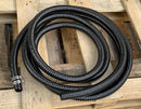 PEISONGFFI 1" ID- 10 Ft Corrugated Water Hose Black Corrugated Strong Flexible Pond PVC Sump Pump DischargeTubing by GreenHaven Gardens