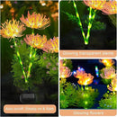 Solar Garden Lights Outdoor - 4 Pack Solar Flower Light Waterproof with Glowing Flowers & Stems for Garden Decoration,Yard Landscape Path Decor and Gift for Mother by GreenHaven Gardens