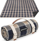 G GOOD GAIN Waterproof Picnic Blanket Portable with Carry Strap for Beach Mat or Family Outdoor Camping Party (Brown) by TinyTreasures Baby Boutique