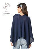 We are Amma | The Cocoon™ - Newborn Essentials Must Haves: Nursing Cover for Breast Feeding Essentials | Nursing Sweater Used as Breastfeeding Cover (Navy, One Size) by TinyTreasures Baby Boutique