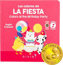 Binibi Spanish Musical Book Colors at The Birthday Party | Spanish Learning for Kids | Bilingual Children's Book | Bilingual Book for Babies & Toddlers 1-3 | Libro en español para bebés by TinyTreasures Baby Boutique