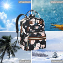 Diaper Bag Backpack Tote for Women Large Capacity with Insulated Pockets Multifunctional Diaper Bags For Baby Girl Boy Waterproof Baby Bags, Maternity Bag Black Pink Floral by TinyTreasures Baby Boutique