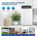 ROVSUN 25LBS Portable Washing Machine, Full-Automatic Electric Laundry Machine with Stainless Steel Drum, 110V Compact Washer, Washer and Spin Dryer Combo with Drain Pump for Apartment, Dorm, Home