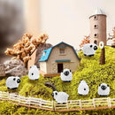 Bbiamsleep 105 Pcs Mini Sheep Figurines Miniature Sheep Tiny Sheep Mini Plastic Sheep Mini Resin Figurine for Fairy Garden Micro Landscape Decor Cake Topper by GreenHaven Gardens