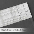 MIULEE Back Tab Grey Blackout Curtains 120 Inch Long 2 Panels Set for Living Room Bedroom Privacy, Rod Pocket/Pinch Pleated Extra Long Thermal Insulated Room Darkening Light Blocking Curtains/Drapes by TinyTreasures Baby Boutique