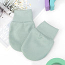 BQUBO 6 Pairs Newborn Baby Boys Girls Mittens 0-6 Months Unisex-Baby Infant Mittens Elastic No Scratch Wrist Gloves by TinyTreasures Baby Boutique