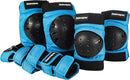 Retrospec Knee Pads, Elbow Pads & Wrist Guards for Men, Women & Kids - Protective Gear for Skateboarding, Roller Skate, Rollerblade, BMX & Scooter - Multi Sport Pad Set by TinyTreasures Baby Boutique