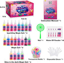 Magic Water Elf Toy Kit, 20 Bottles 24 Molds 70ML Aqua Fairy Water Gel Kit with Sparkling Magic Gel Glow in The Dark, Crate Your Own Magic Water Pets Aqua Fairy Craft Kits for Kids by TinyTreasures Baby Boutique