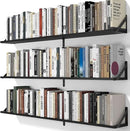 Heimlove 48 Inch Large Wall Bookshelves Set of 3, Wall Mounted Bookshelves,Heavy Duty Wooden Shelves for Living Room,Bedroom,Kitchen,Laundry Room Storage & Decor by CozyNest Decor